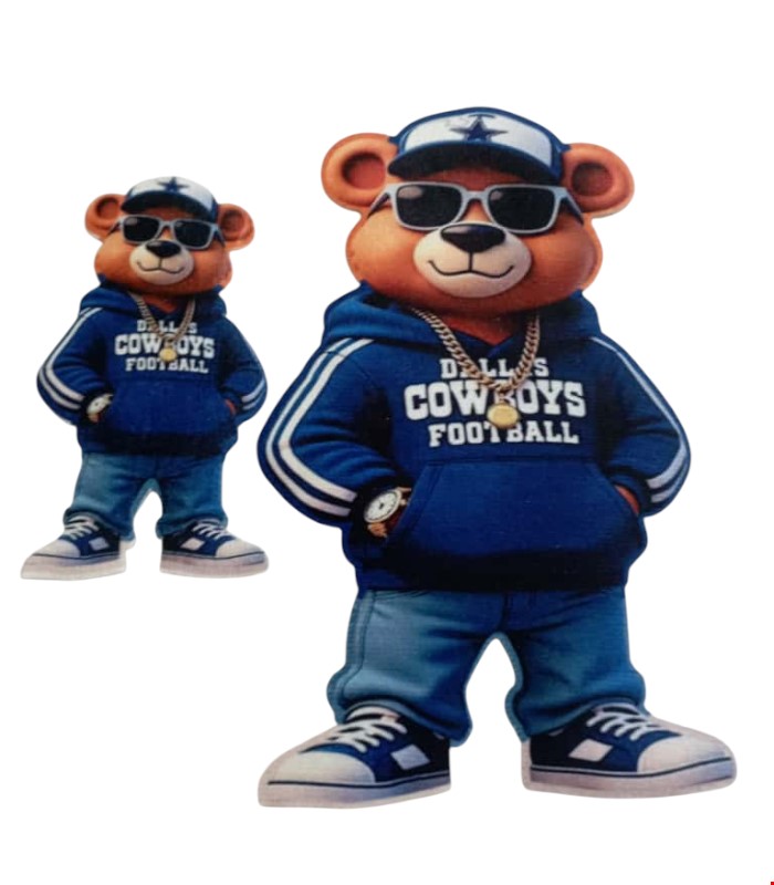 استیکر حرارتی خرسی COWBOYS 