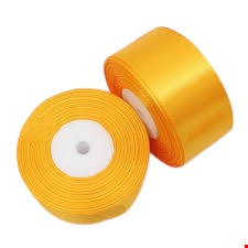 روبان ساتن زرد ۴سانتی 