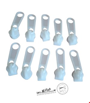 سرزیپ پلاستیکی دنده5 سفید